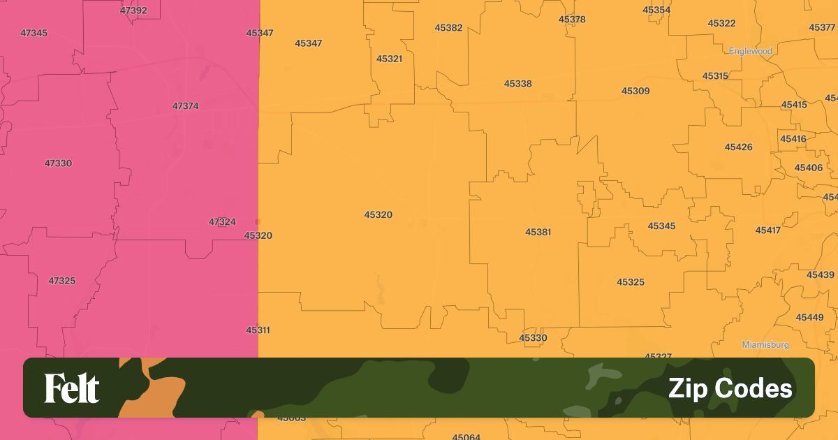 ZIP Codes in Preble County, Ohio