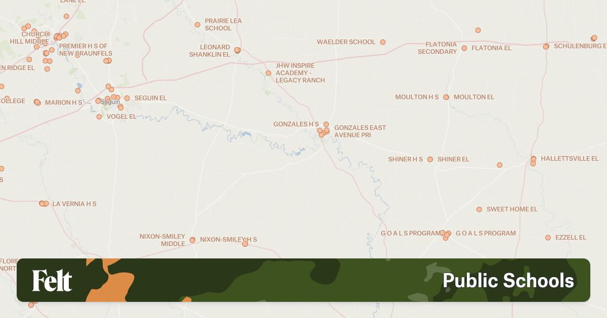 US Public Schools in Gonzales County, Texas