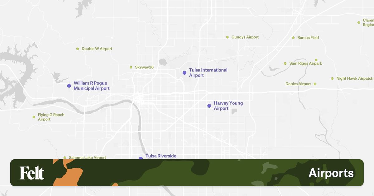 Airports in the city of Tulsa, Oklahoma