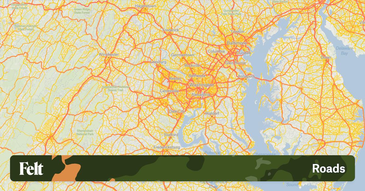 Roads in Maryland