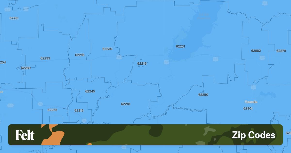 ZIP Codes in Clinton County, Illinois
