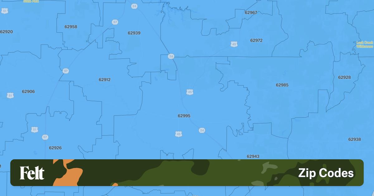 ZIP Codes in Johnson County, Illinois