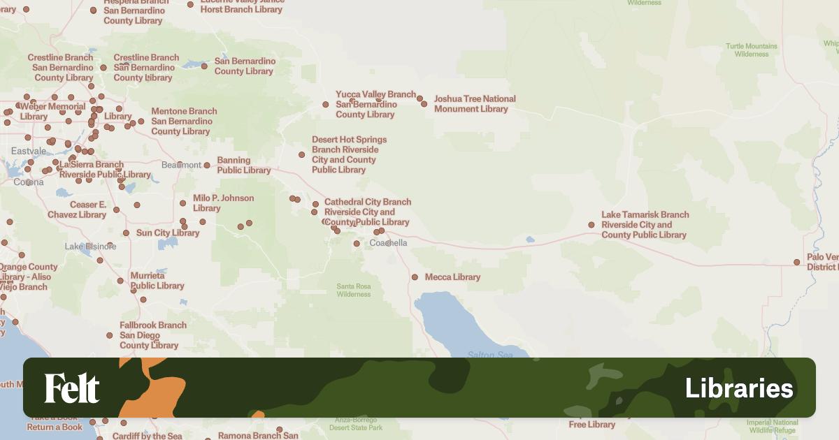 Libraries in Riverside County, California