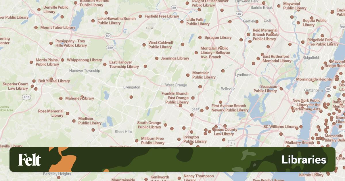 Libraries in Essex County, New Jersey