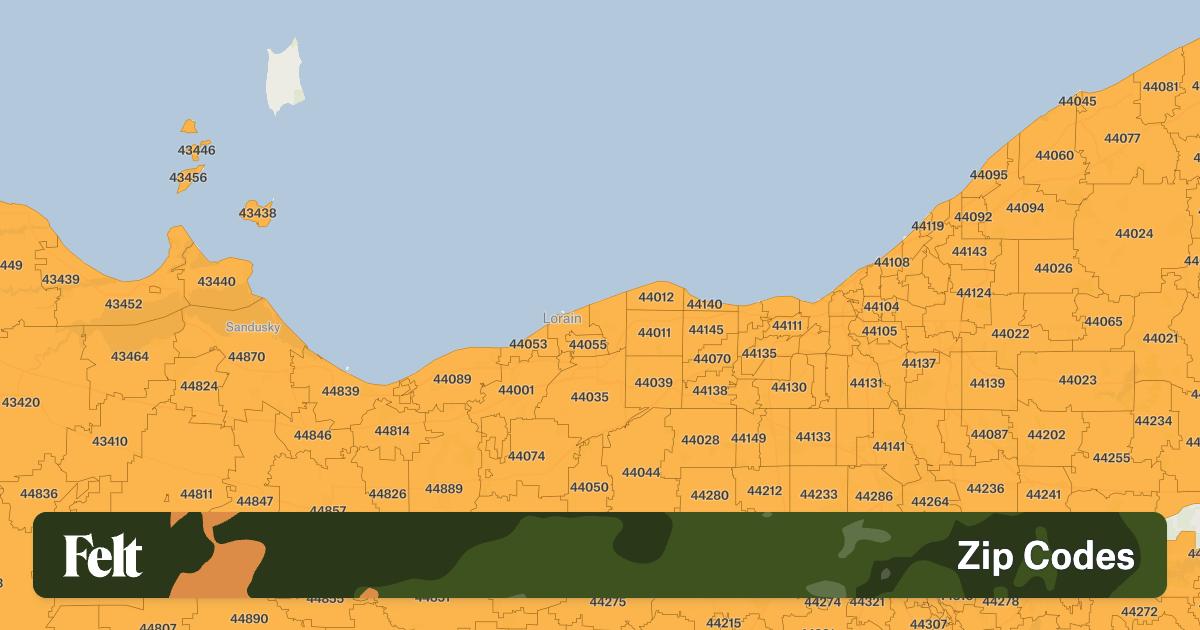 ZIP Codes in Lorain County, Ohio