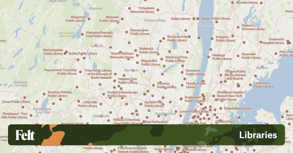 Libraries in Bergen County, New Jersey