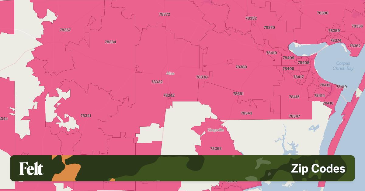 ZIP Codes in Jim Wells County, Texas