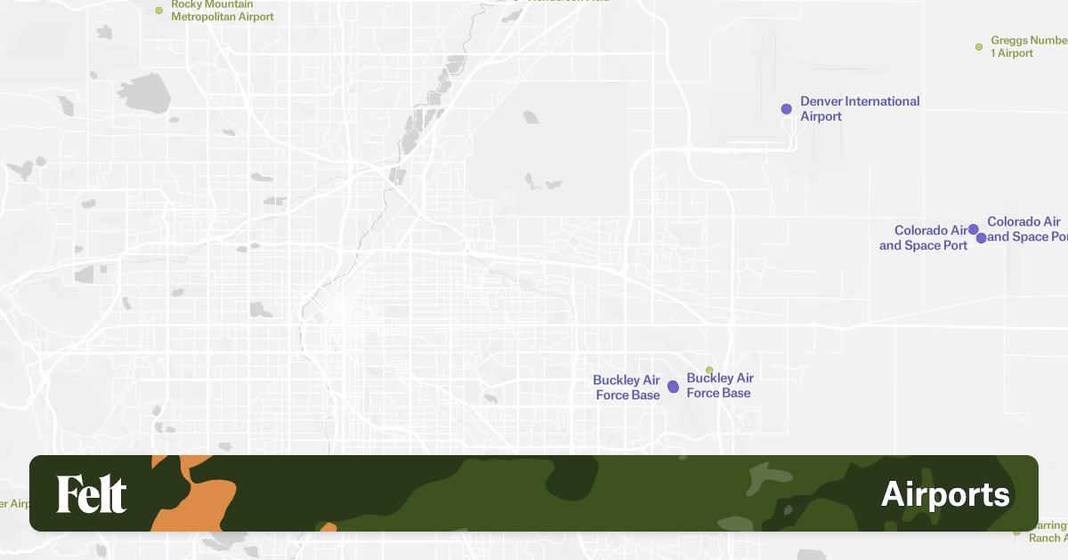 Airports in the city of Denver, Colorado