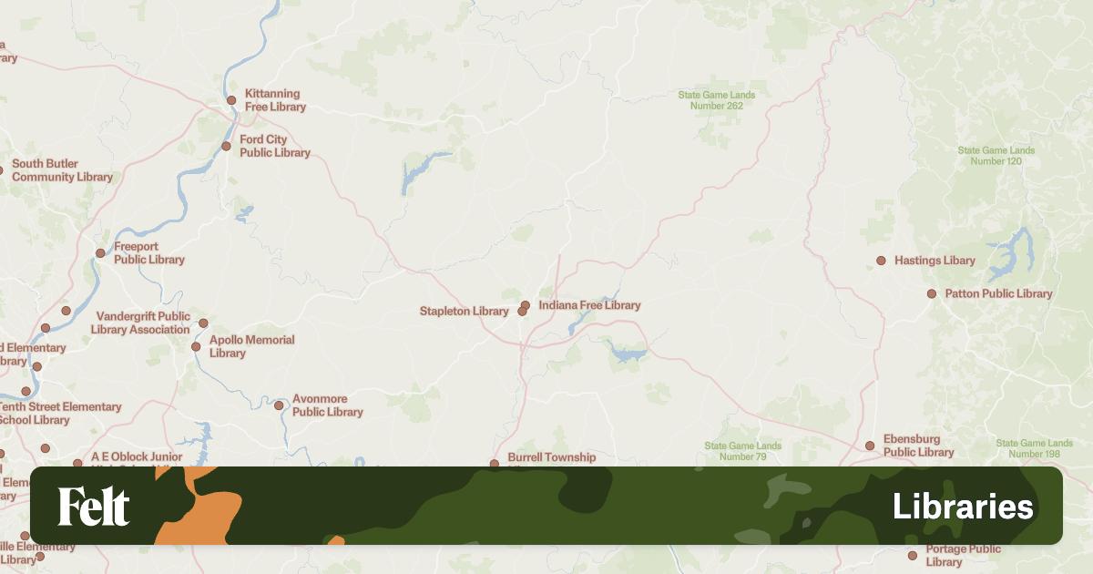Libraries in Indiana County, Pennsylvania