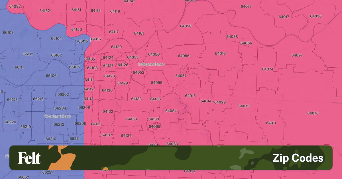 ZIP Codes in Jackson County, Missouri