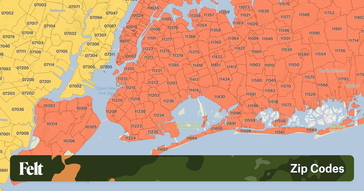 ZIP Codes in Queens County, New York