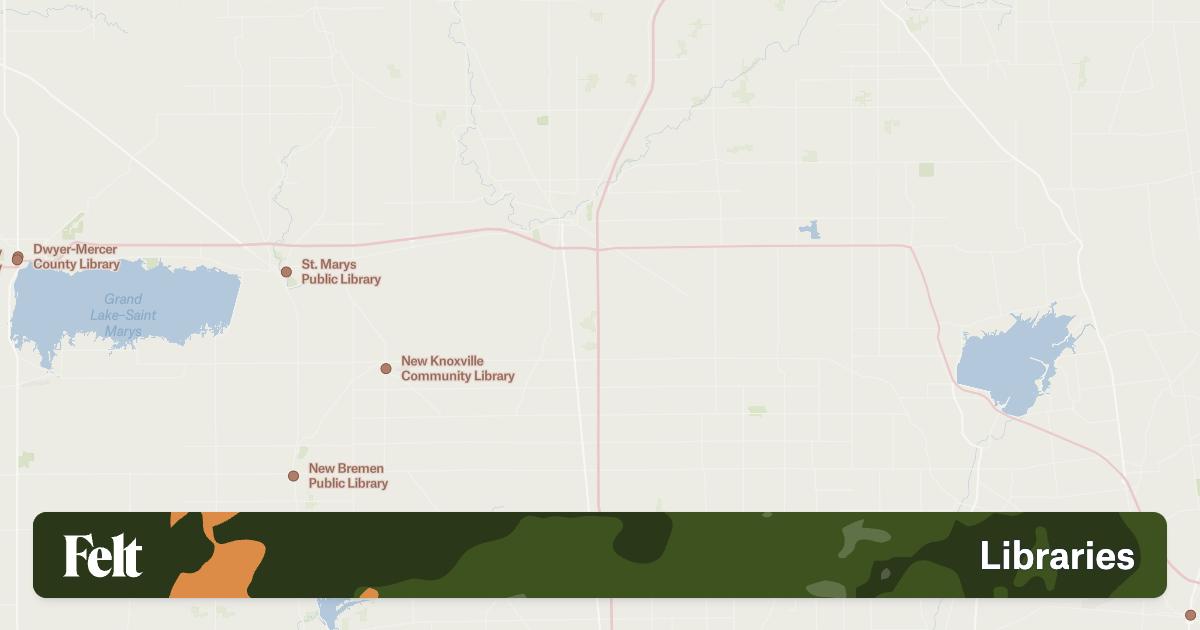 Libraries in Auglaize County, Ohio