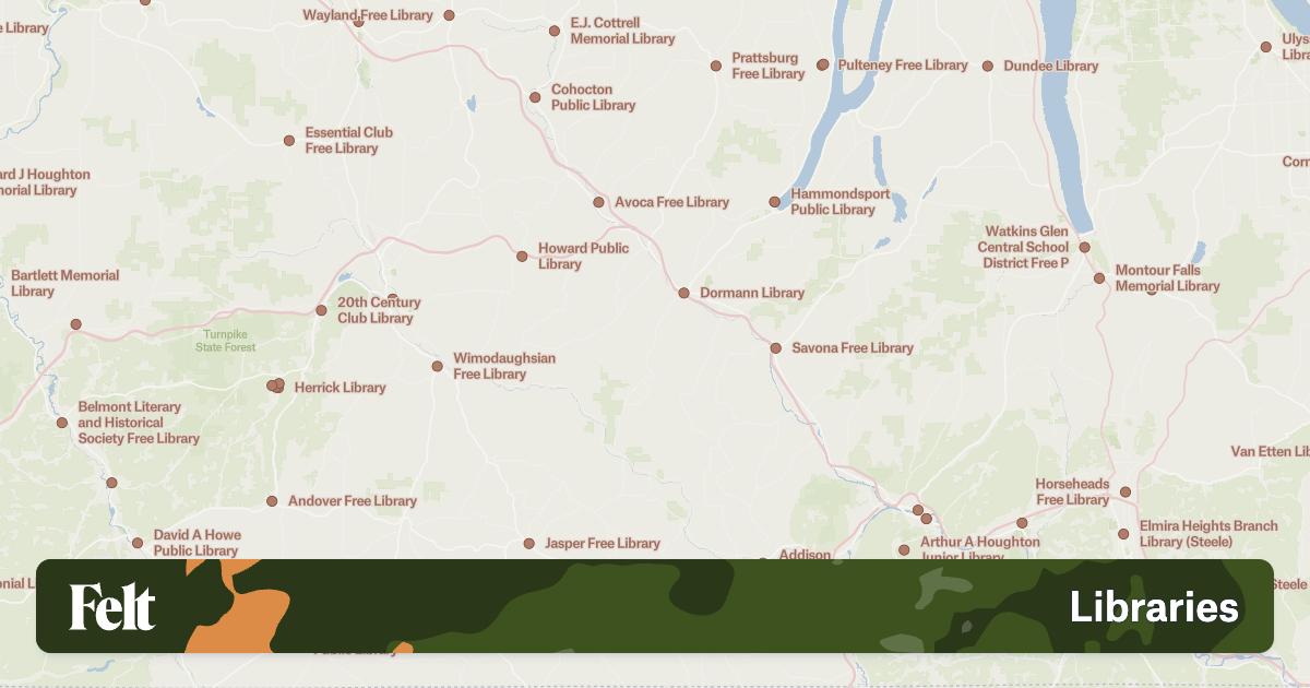 Libraries in Steuben County, New York