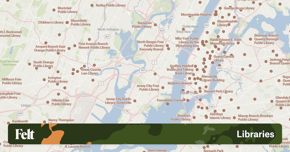 Libraries in Hudson County, New Jersey