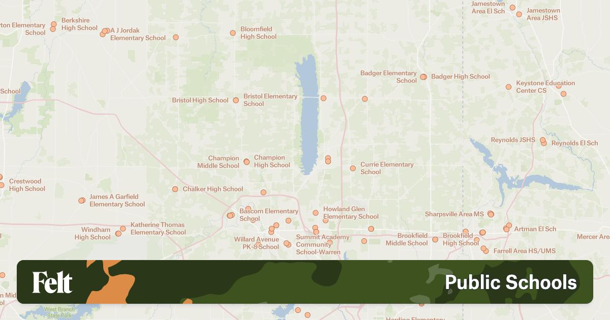 US Public Schools in Trumbull County, Ohio